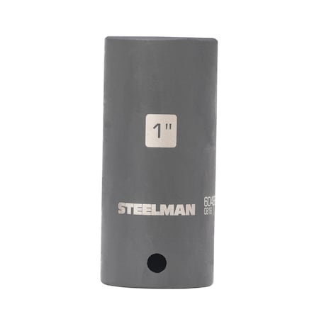 Steelman 1/2in Drive 1-Inch 6-Point Deep Impact Socket 60488